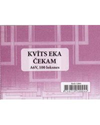 Квитанция для Eka Check A6 / 100V