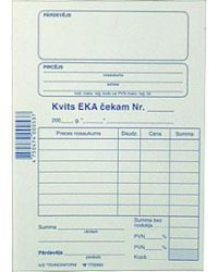 Квитанция для проверки EKA (100 л.с.)