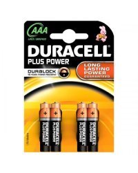 Батарейки  Duracell Plus AAA-B4 / LR03 (BL-4)