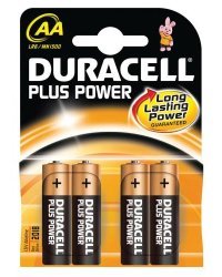 Батарейки  Duracell Plus AA-B4/LR6 (bl-4)