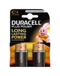 Батарейки  Duracell Plus C-b2/LR14  (в блистере 2 шт.)