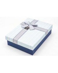 Полосатый коробка подарка 26 19 8