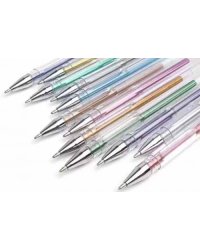 Gēla pildspalvas komplekts 10 krāsu stx-10