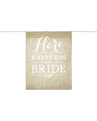 Aisle sign- Here comes the bride, 41x51cm