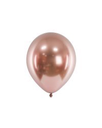 Glossy Balloons 30cm, rose gold (1 pkt / 10 pc.)