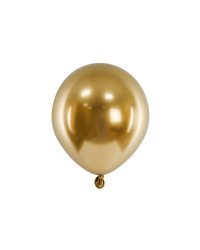 Glossy Balloons 12 cm, gold (1 pkt / 50 pc.)
