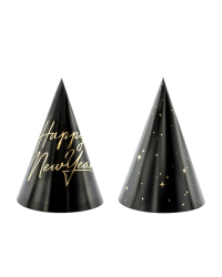 Party hats Happy New Year , 16cm (1 pkt / 6 pc.)