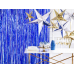 Party curtain, blue, 0.9 x 2.5m