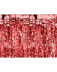 Party curtain, red, 0.9 x 2.5m