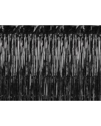 Party curtain, black, 90x250cm