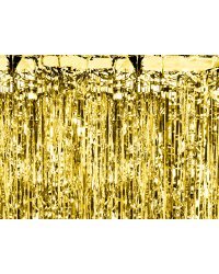 Party curtain, gold, 0.9 x 2.5m