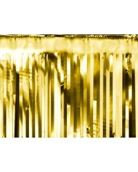 Party curtain, gold, 18.5 x 400cm