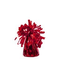 Foil balloon weight, red (1 pkt / 4 pc.)