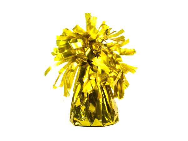 Foil balloon weight, gold (1 pkt / 4 pc.)