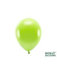 Eco Balloons 26cm metallic, green apple (1 pkt / 10 pc.)