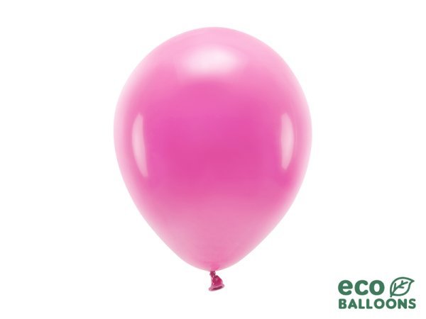 Eco Balloons 26cm pastel, fuchsia (1 pkt / 10 pc.)