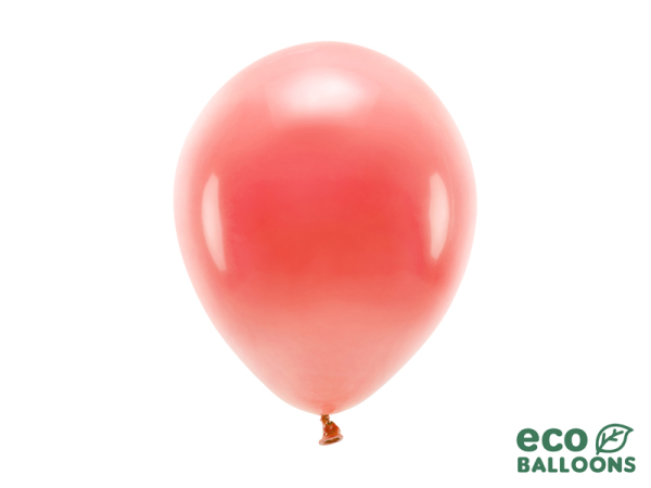 Eco Balloons 26cm pastel, coral (1 pkt / 10 pc.)