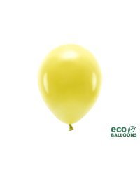 Eco Balloons 26cm pastel, dark yellow (1 pkt / 10 pc.)