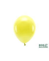 Eco Balloons 26cm pastel, yellow (1 pkt / 100 pc.)