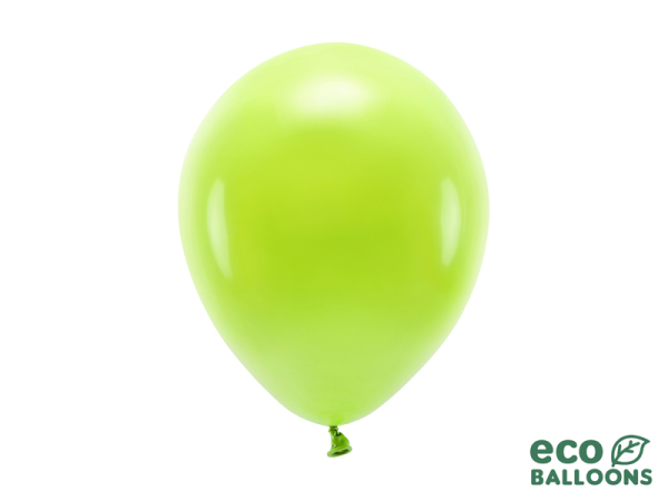 Eco Balloons 26cm pastel, green apple (1 pkt / 10 pc.)