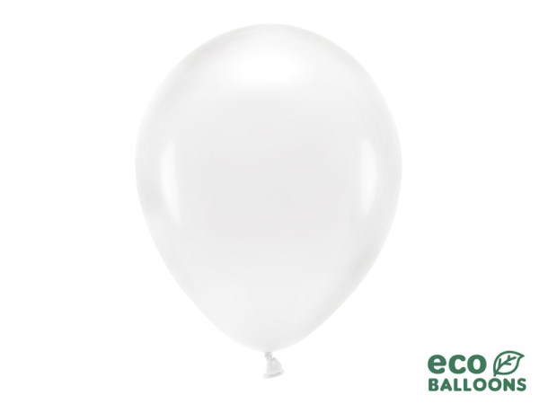 Eco Balloons 30cm, crystal clear (1 pkt / 100 pc.)