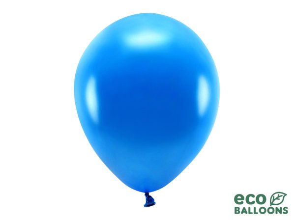 Eco Balloons 30cm metallic, navy blue (1 pkt / 100 pc.)