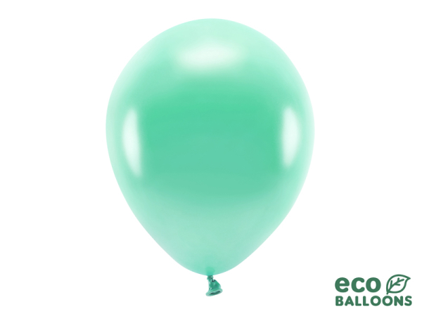 Eco Balloons 30cm metallic, dark mint (1 pkt / 100 pc.)