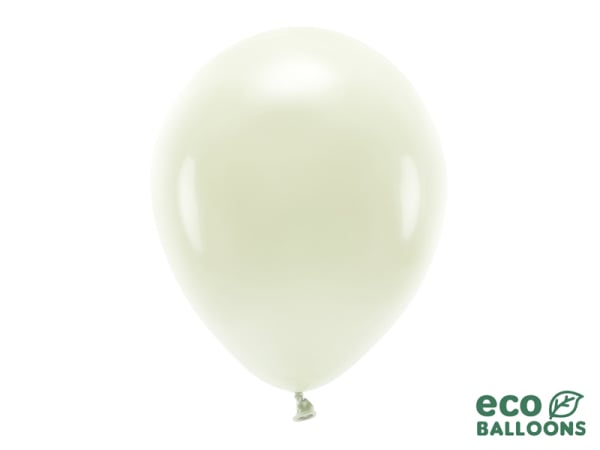 Eco Balloons 30cm pastel, cream (1 pkt / 100 pc.)