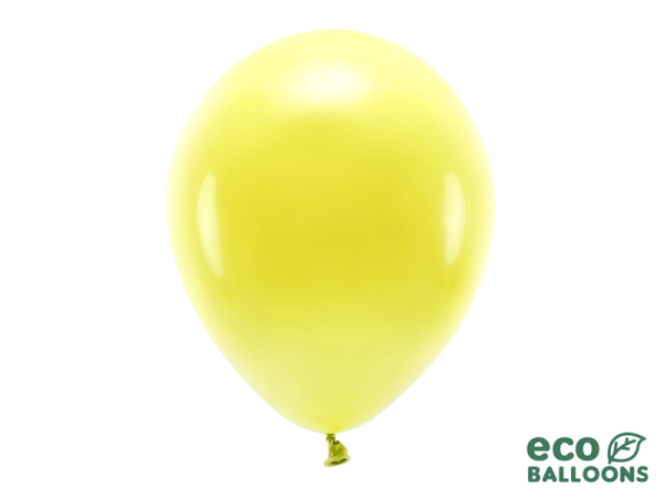 Eco Balloons 30cm pastel, yellow (1 pkt / 100 pc.)