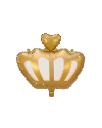 Foil balloon Crown, 52x42cm, mix
