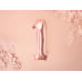 Foil Balloon Number ''1'', 35cm, rose gold