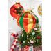 Foil balloon Christmas Bauble, 51x49cm, mix