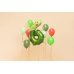Foil balloon Number 6 - Turtle, 75x96 cm, mix