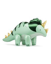 Foil balloon Triceratops, 101 x 60.5cm, green