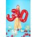 Foil Balloon Number ''2'', 86cm, red