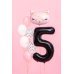 Foil Balloon Number ''5'', 86cm, black