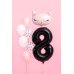 Foil Balloon Number ''8'', 86cm, black