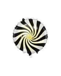 Foil balloon Candy, 35cm, black