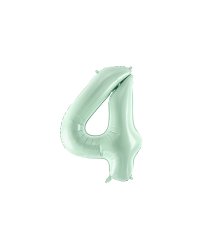 Foil Balloon Number ''4'', 72cm, green