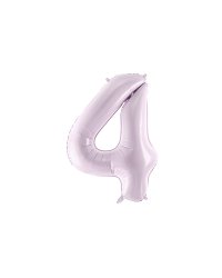 Foil Balloon Number ''4'', 72cm, purple