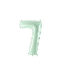 Foil Balloon Number ''7'', 72cm, green