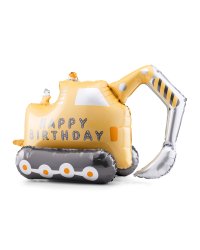 Foil balloon Excavator, 76.5x49 cm, mix