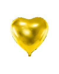 Foil Balloon Heart, 61cm, gold