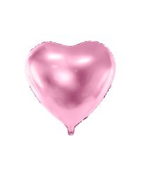 Foil Balloon Heart, 61cm, light pink