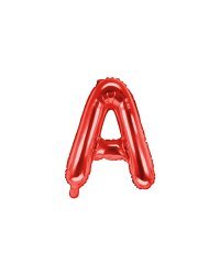 Foil Balloon Letter ''A'', 35cm, red