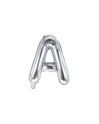 Foil Balloon Letter ''A'', 35cm, silver