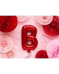 Foil Balloon Letter ''B'', 35cm, red