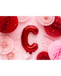 Foil Balloon Letter ''C'', 35cm, red