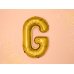 Foil Balloon Letter ''G'', 35cm, gold