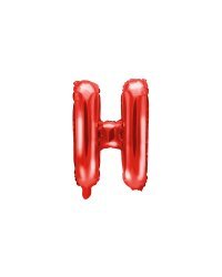 Foil Balloon Letter ''H'', 35cm, red